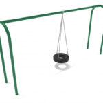 Playground-Equipment-8-Feet-High-Elite-Arch-Post-Tire-Swing