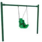 Playground-Equipment-8-Feet-High-Elite-Single-Post-Adaptive-Swing