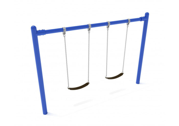 Playground-Equipment-8-Feet-High-Elite-Single-Post-Swing-1-Bay
