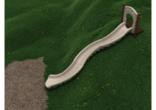Playground-Equipment-9-Foot-Single-Zig-Zag-Embankment-Slide