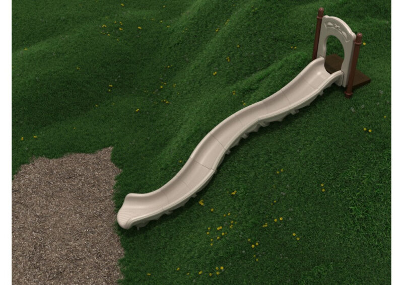 Playground-Equipment-9-Foot-Single-Zig-Zag-Embankment-Slide