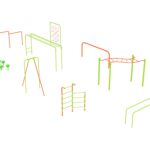 Playground-Equipment-9-Piece-Advanced-Kids-Gym-Course-Front