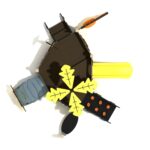 Playground-Equipment-Apache-Plume-Canopy-Mini-Play-Structure-Iron-Guard-Top