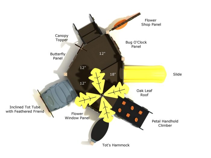 Playground-Equipment-Apache-Plume-Canopy-Mini-Play-Structure-Iron-Guard-Top-Info