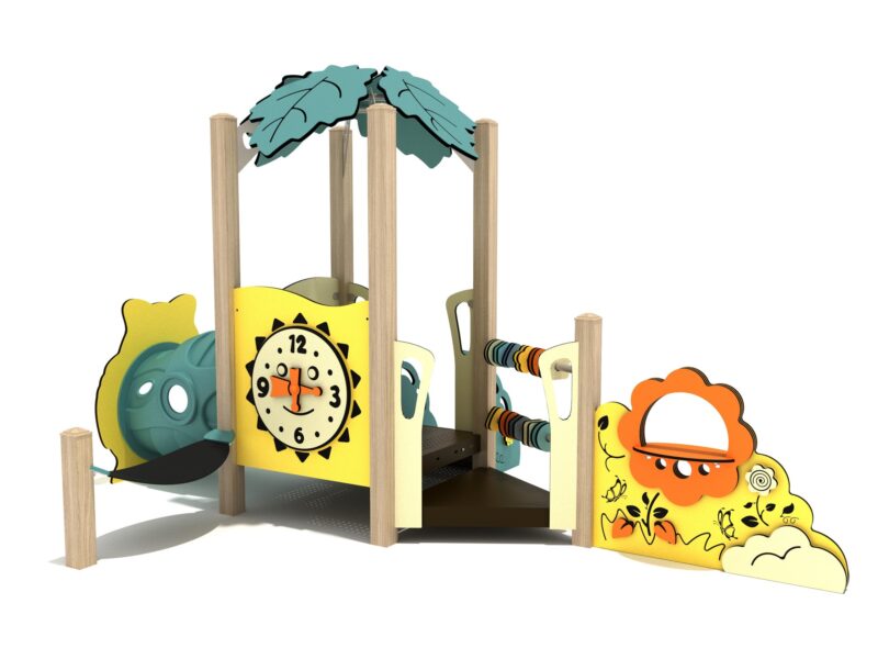 Playground-Equipment-Banana-Shrub-Canopy-Mini-Play-Structure-Steel-Guard-Front