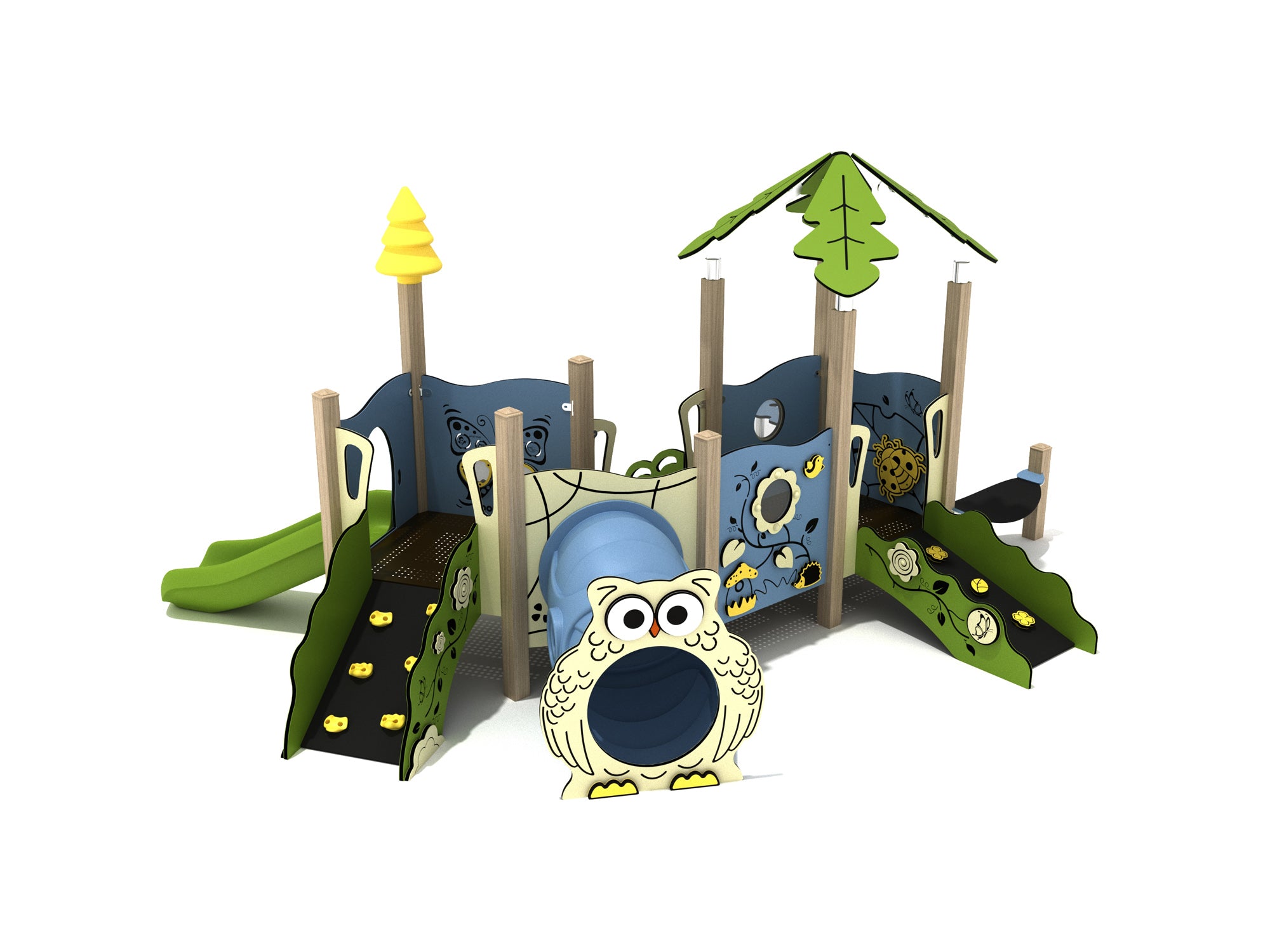 Playground-Equipment-Barberry-Canopy-Mini-Play-Structure-Iron-Guard-Back