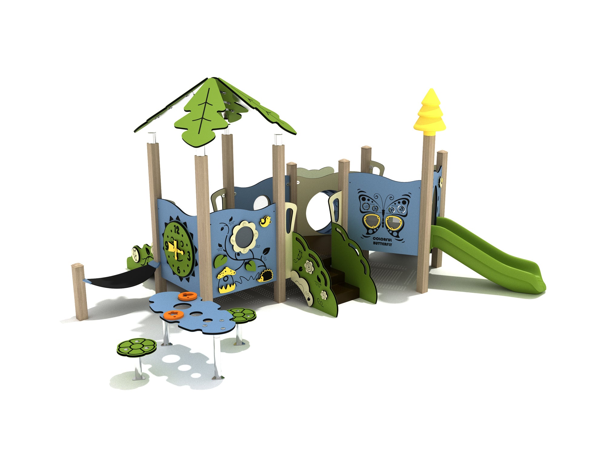 Playground-Equipment-Barberry-Canopy-Mini-Play-Structure-Iron-Guard-Front