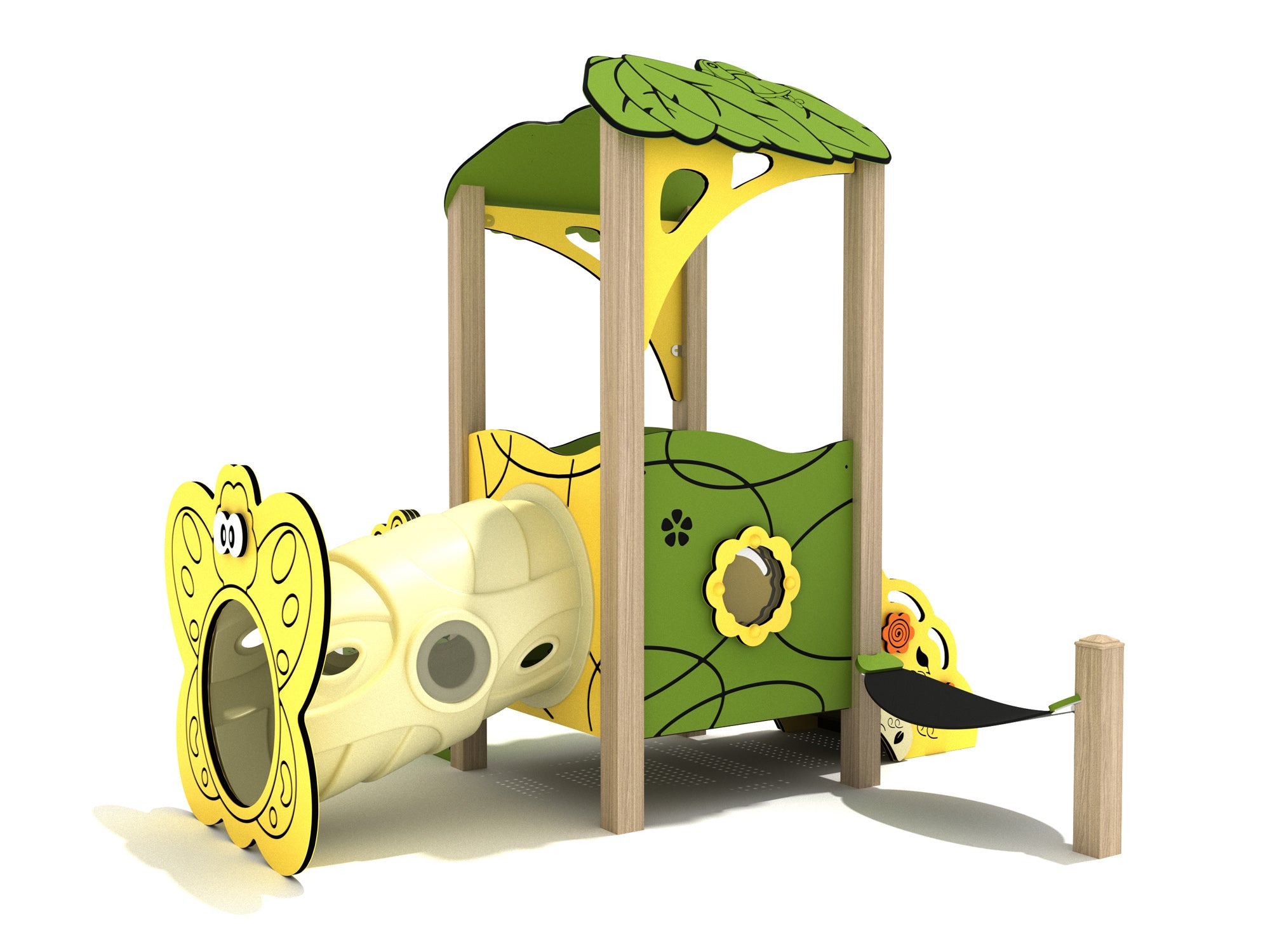 Playground-Equipment-Blackhaw-Canopy-Mini-Play-Structure-Iron-Guard-Back