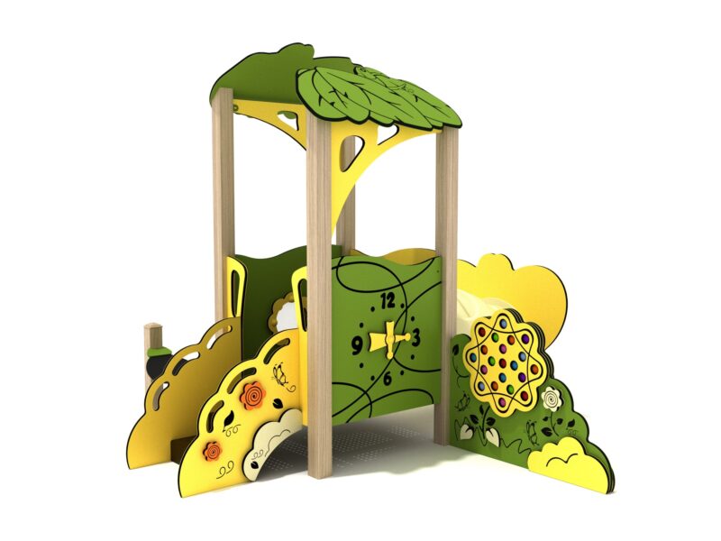 Playground-Equipment-Blackhaw-Canopy-Mini-Play-Structure-Iron-Guard-Front