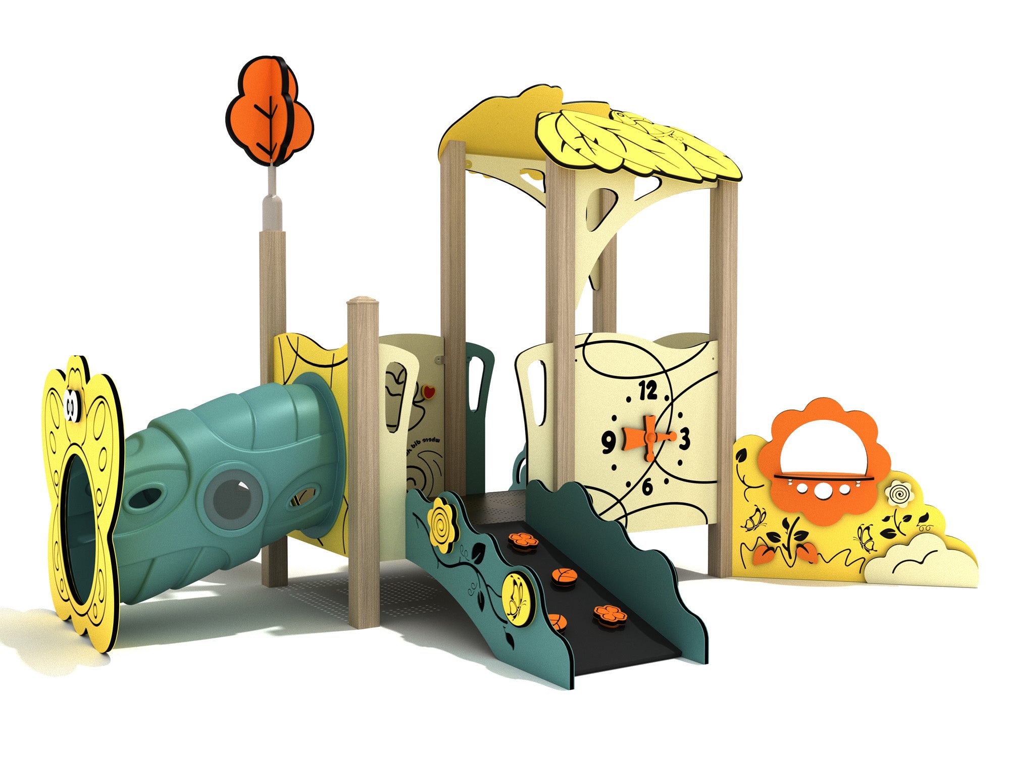 Playground-Equipment-Carolina-Silverbell-Canopy-Mini-Play-Structure-SG-Back