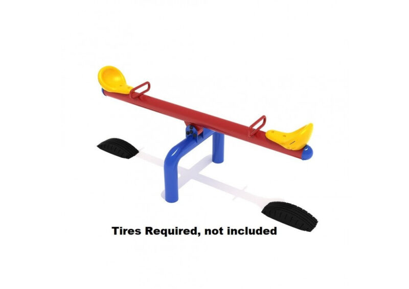 Playground-Equipment-Classic-Playground-Seesaw-2-Seats-Front
