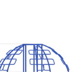 Playground-Equipment-Commercial-5-Way-Snake-Climbing-Dome-Front