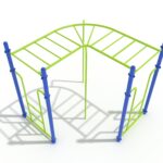 Playground-Equipment-Commercial-90-Degree-Straight-Rung-Horizontal-Ladder