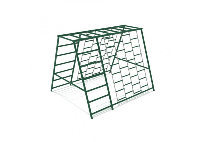 Playground-Equipment-Commercial-A-Frame-Chain-Tower-Climber-Front