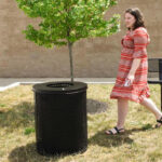 Playground-Equipment-Commercial-Amenities-32Gallon-ExpandedSteel-TrashReceptacle-W-Liner2