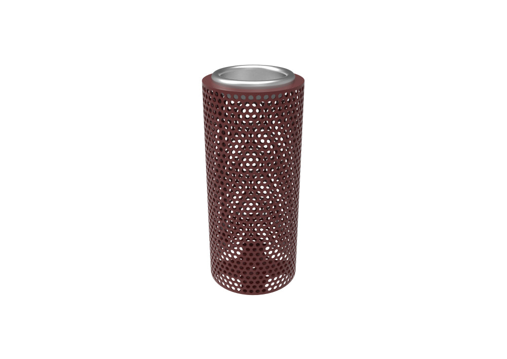 Playground-Equipment-Commercial-Amenities-Perforated-Steel-Ash-Urn