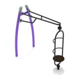 Playground-Equipment-Commercial-Curved-Post-Standing-Orbital-Spinner