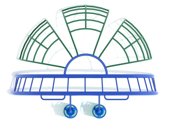 Playground-Equipment-Commercial-Delta-Pod-Climber-Dome-Station-Top