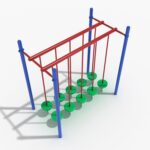 Playground-Equipment-Commercial-Double-Row-Pebble-Bridge