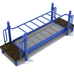Playground-Equipment-Commercial-Monkey-Bar-Roller-Slide-Front