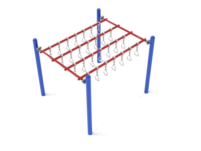 Playground-Equipment-Commercial-Quintuple-Straight-Swinging-Ring-Ladder