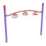 Playground-Equipment-Commercial-Single-Post-3-Wheel-Overhead-Spinner