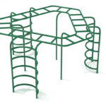 Playground-Equipment-Commercial-Triangle-Overhead-Ladder-Climber-Front