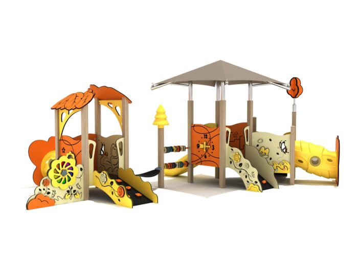 Playground-Equipment-Crabapple-Canopy-Mini-Play-Structure-Iron-Guard-Front