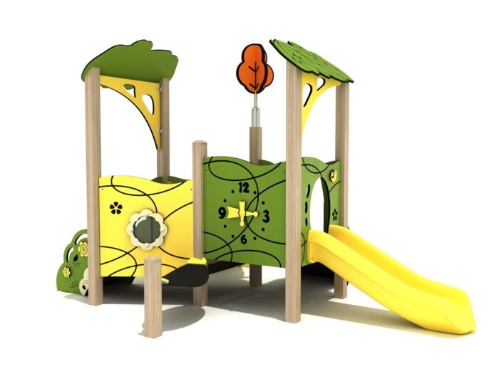 Playground-Equipment-Crimson-Queen-Canopy-Mini-Play-Structure-Iron-Guard-Back