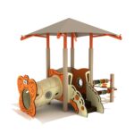 Playground-Equipment-Eastern-Redbud-Canopy-Mini-Play-Structure-Steel-Guard-Front