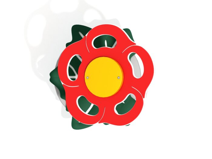 Playground-Equipment-Flower-Stepper-with-Leaf-Top