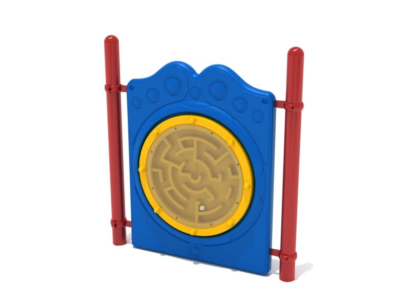 Playground-Equipment-Free-Standing-Ball-Maze-Panel-With-Posts