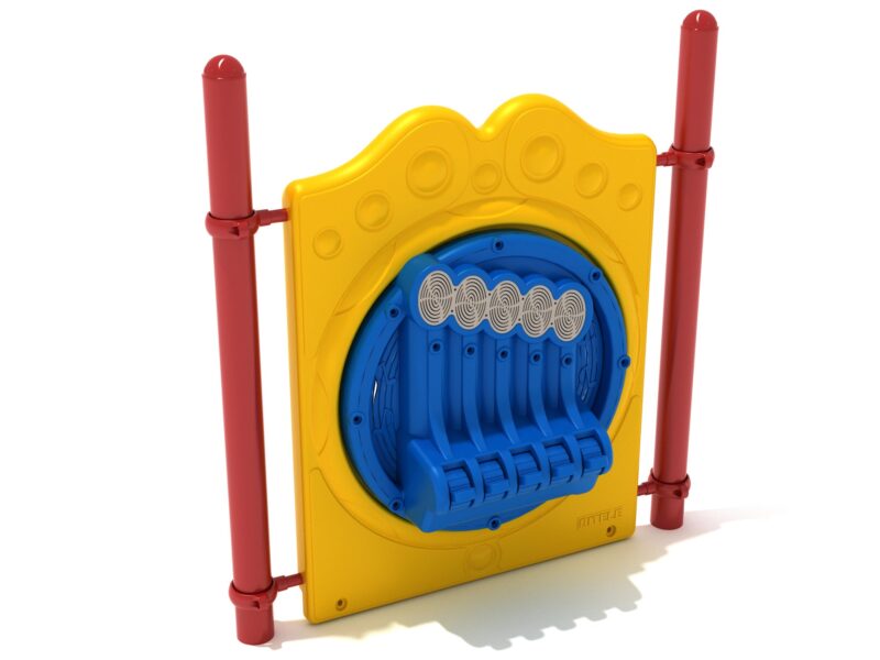 Playground-Equipment-Free-Standing-Chime-Panel-With-Posts-Front