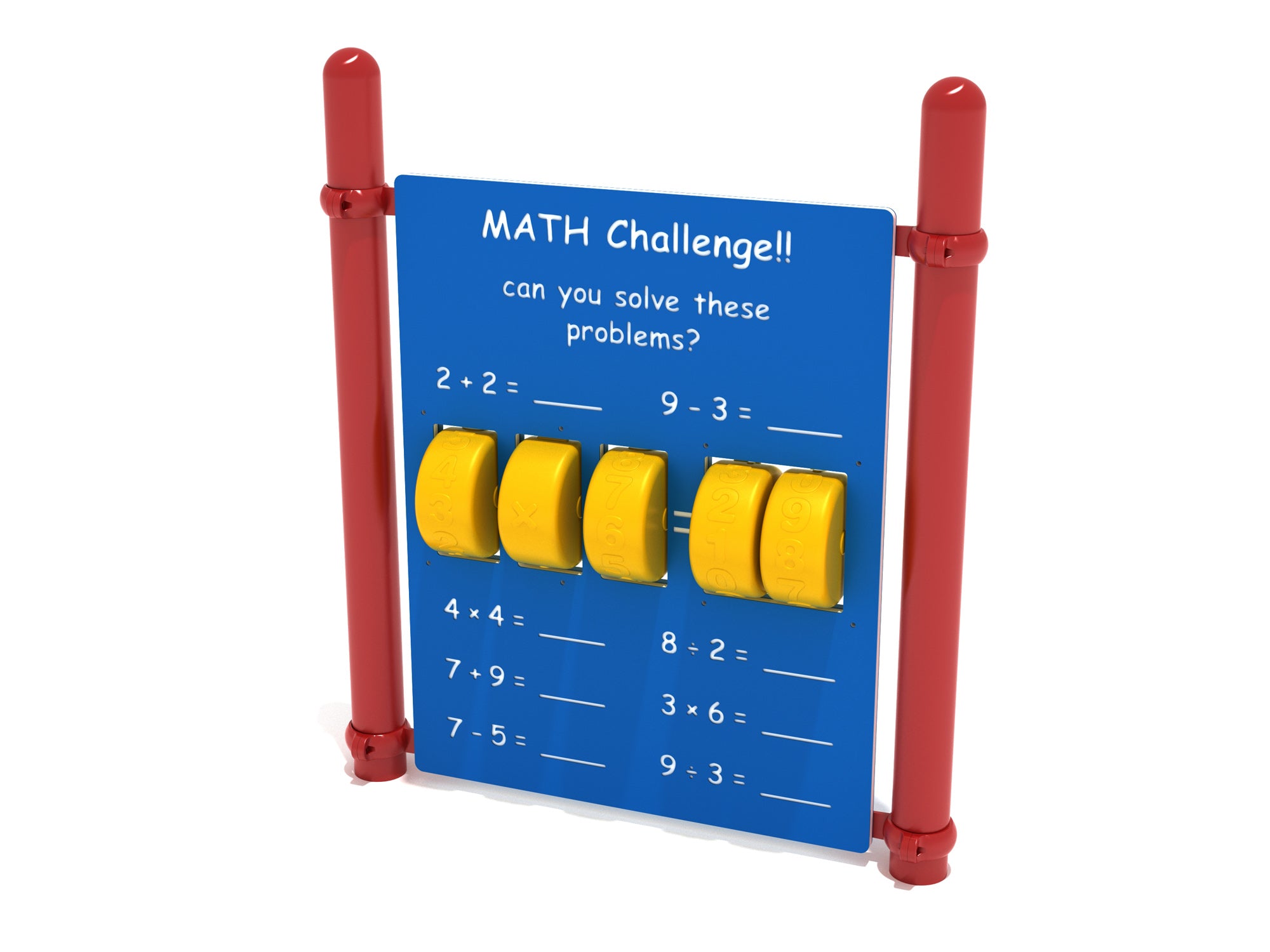 Playground-Equipment-Free-Standing-Math-Panel-With-Posts