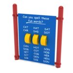Playground-Equipment-Free-Standing-Spelling-Panel-With-Posts