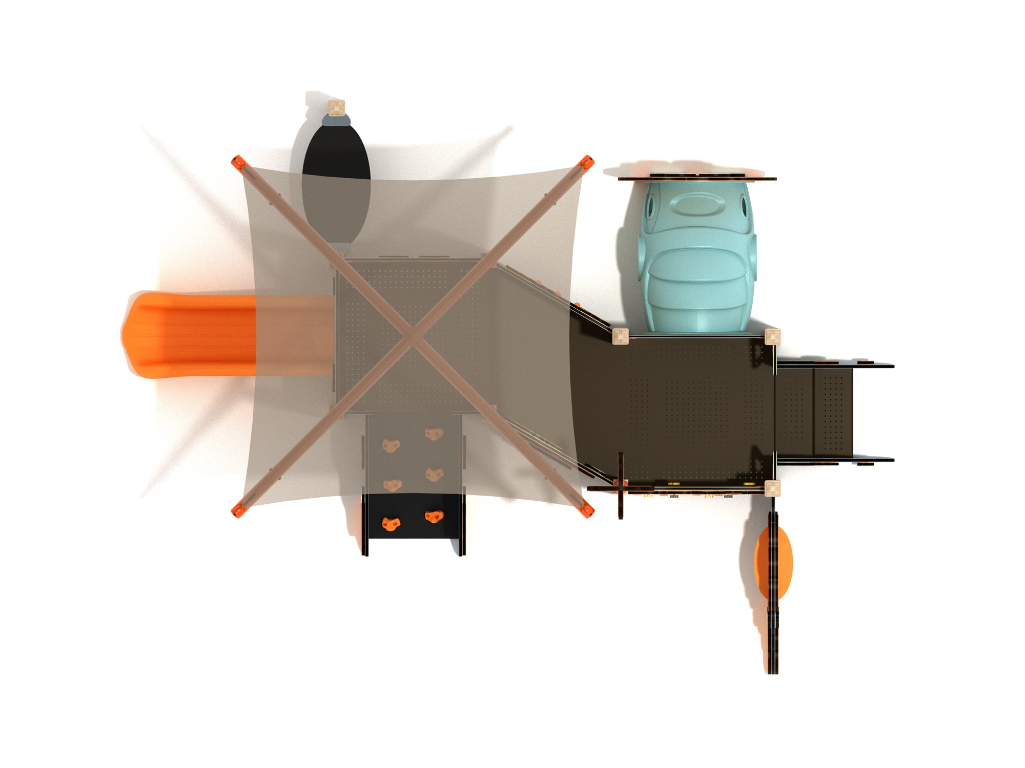 Playground-Equipment-Fuschia-Canopy-Mini-Play-Structure-Steel-Guard-Top