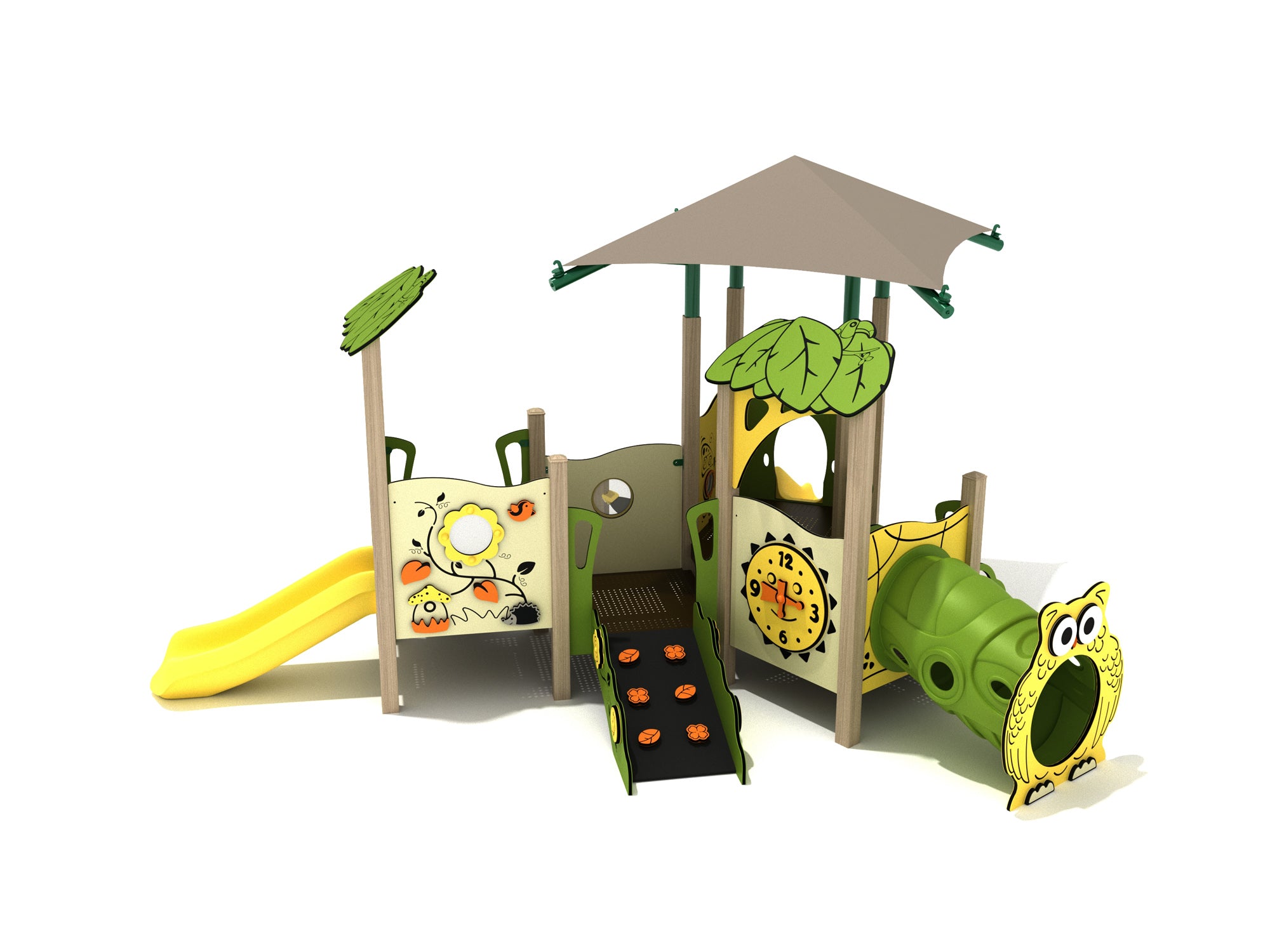 Playground-Equipment-HollyCanopy-Mini-Play-Structure-Steel-Guard-Front