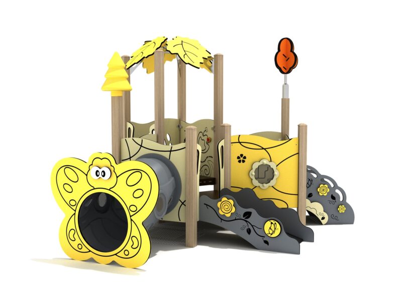 Playground-Equipment-Huckleberry-Canopy-Mini-Play-Structure-Iron-Guard-Front