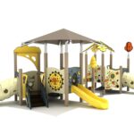 Playground-Equipment-Hydrangea-Canopy-Mini-Play-Structure-Iron-Guard-Back