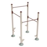 Playground-Equipment-Inclined-Quadruple-Station-Chin-Up-Bars-Front