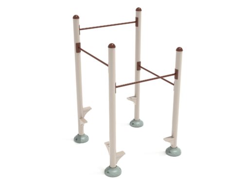 Playground-Equipment-Inclined-Quadruple-Station-Chin-Up-Bars-Front