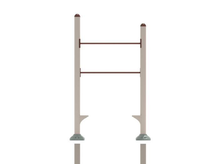 Playground-Equipment-Inclined-Quadruple-Station-Chin-Up-Bars-Side