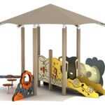 Playground-Equipment-Lilac-Canopy-Mini-Play-Structure-Iron-Guard-Front