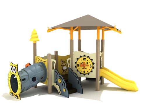 Playground-Equipment-Periwinkle-Canopy-Mini-Play-Structure-Steel-Guard-Front