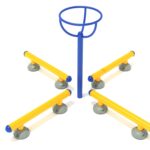 Playground-Equipment-Quadruple-Balance-Step-Circle-Station