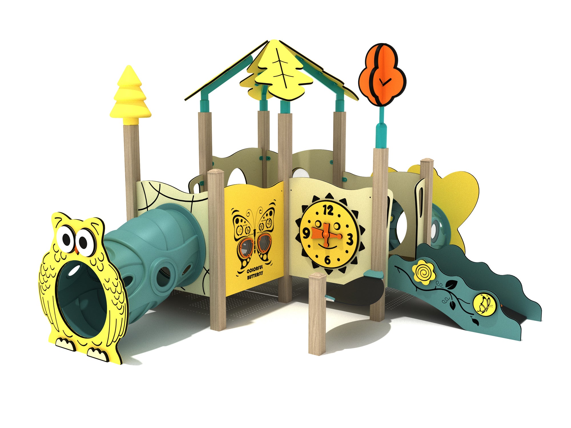 Playground-Equipment-Sage-Canopy-Mini-Play-Structure-Steel-Guard-Front