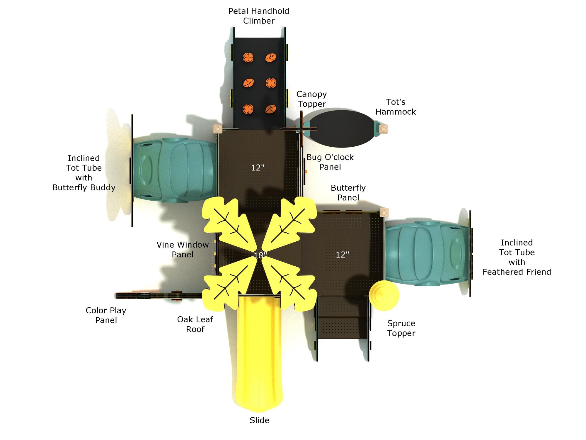 Playground-Equipment-Sage-Canopy-Mini-Play-Structure-Steel-Guard-Top-Info