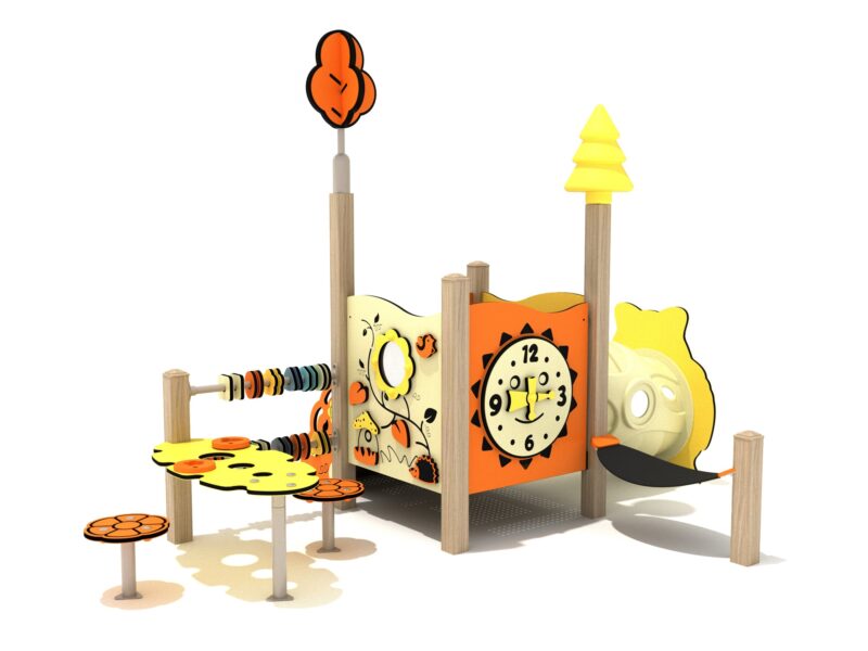 Playground-Equipment-Siberian-Cypress-Canopy-Mini-Play-Structure-Steel-Guard-Back