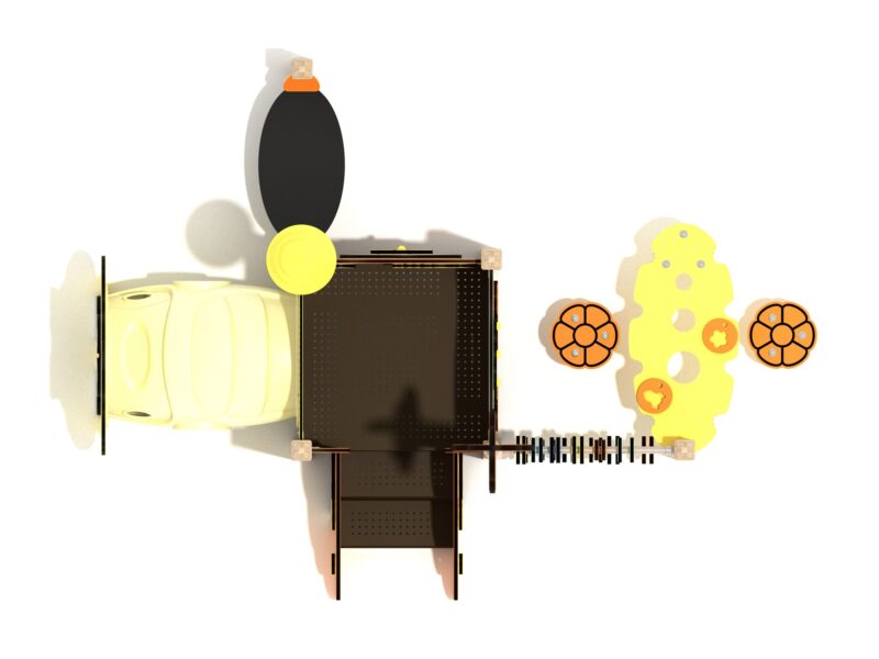 Playground-Equipment-Siberian-Cypress-Canopy-Mini-Play-Structure-Steel-Guard-Top