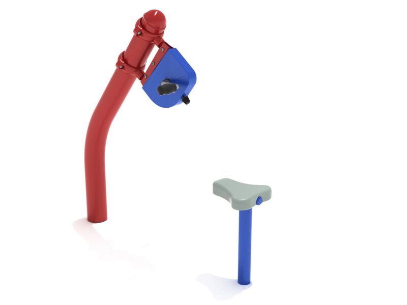 Playground-Equipment-Single-Station-Hand-Bike-With-Seat-Front